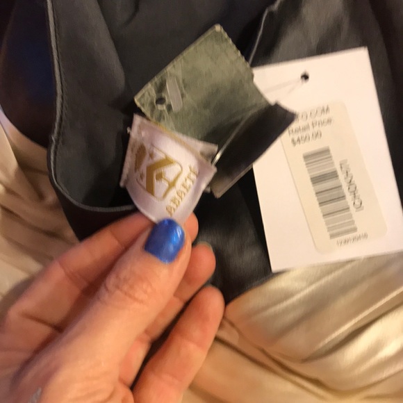 ABAETE silk strapless NWT dress sz6 PROM - Picture 4 of 4